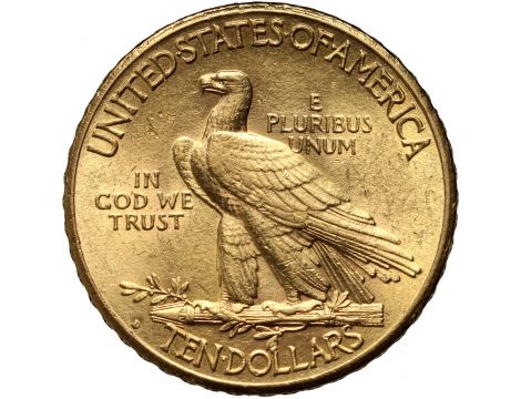 3339. USA, 10 dolarów 1914 D, Denver, Indianin - 2