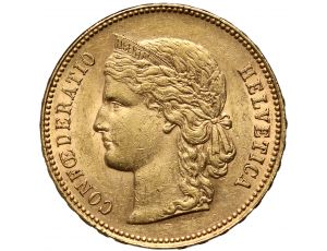 3348. Szwajcaria, 20 franków 1896, Libertas