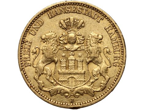 3359. Niemcy, Hamburg, 20 marek 1876 J