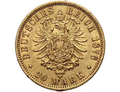 3359. Niemcy, Hamburg, 20 marek 1876 J - 2