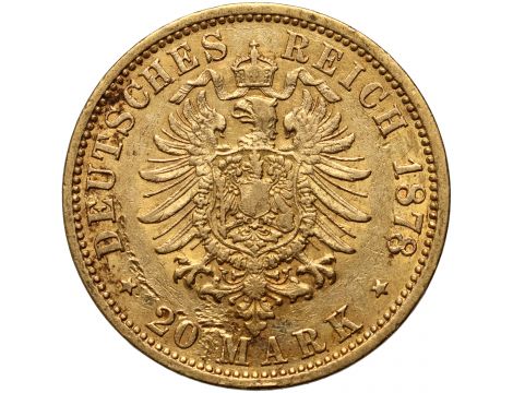 3367. Niemcy, Hamburg, 20 marek 1878 J - 2