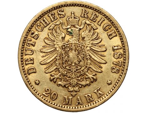 3371. Niemcy, Hamburg, 20 marek 1878 J - 2