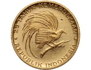 3385. Indonezja, 2000 rupii 1970, 25-lecie niepodległości, Paryż - rzadka odmiana
