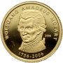3386. Togo, 1500 franków 2006, Wolfgang Amadeusz Mozart, 1/25 uncji złota - 2