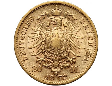 3411. Niemcy, Saksonia, Jan V, 20 marek 1872 E, Muldenhutten - 2