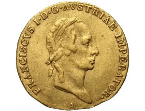 3416. Austria, Franciszek II, dukat 1826 A, Wiedeń