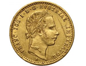 3417. Austria, Franciszek Józef I, dukat 1861 A, Wiedeń
