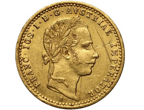 3417. Austria, Franciszek Józef I, dukat 1861 A, Wiedeń