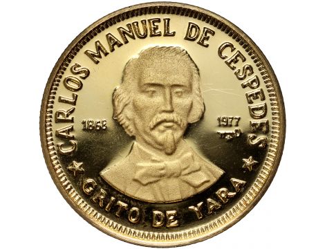 3419. Kuba, 100 pesos 1977, Carlos Manuel de Cespedes