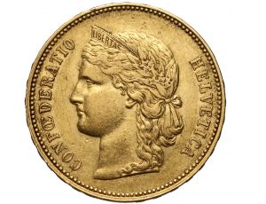 3423. Szwajcaria, 20 franków 1889, Libertas