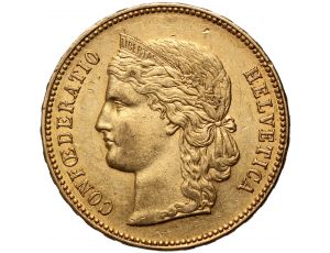 3425. Szwajcaria, 20 franków 1896, Libertas