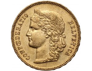 3427. Szwajcaria, 20 franków 1896, Libertas
