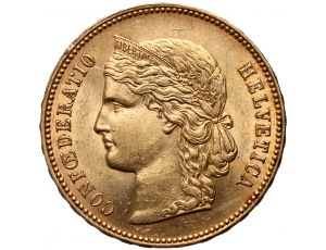 3429. Szwajcaria, 20 franków 1896, Libertas