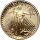 3452. USA, 10 dolarów 2003, Gold Eagle, Proof, 1/4 uncji złota
