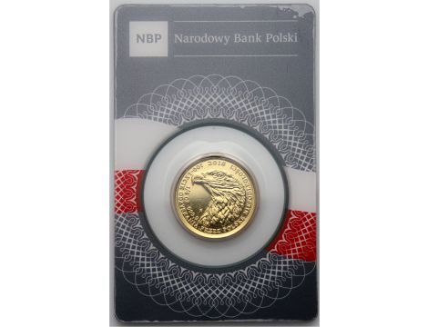 3467. Polska, 100 złotych 2019, Bielik, 1/4 uncji złota - nakład 500 sztuk