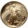3501. USA, 10 dolarów 1998, Gold Eagle, Proof, 1/4 uncji złota