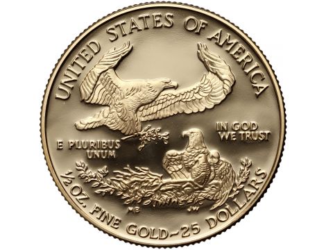 3502. USA, 25 dolarów 1998, Gold Eagle, Proof, 1/2 uncji złota - 2
