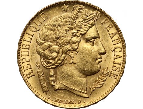 3505. Francja, II Republika, 20 franków 1851 A, Paryż, Ceres - ładne