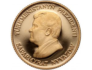 3525. Turkmenistan, 1000 manatów 1994, Saparmyrat Nyyazow - bardzo rzadkie