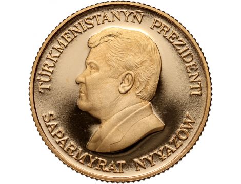 3525. Turkmenistan, 1000 manatów 1994, Saparmyrat Nyyazow - bardzo rzadkie