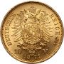 3528. Niemcy, Prusy, Wilhelm I, 10 marek 1872 A, Berlin - bardzo ładne - 3
