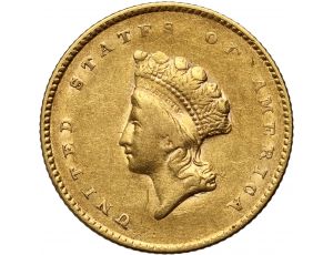 3535. USA, 1 dolar 1855, Filadelfia, Indianka, Typ 2 - rzadkie