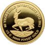3543. Gabon, 1000 franków 2012, Springbok - 0,5 g Au999 - 2