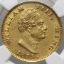 3560. Indie Brytyjskie, Wilhelm IV, mohur 1835, NGC AU - rzadkie - 3