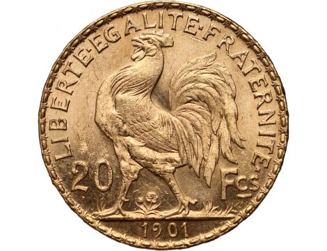 3619. Francja, 20 franków 1901, Marianna Kogut - 2