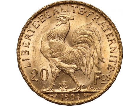 3628. Francja, 20 franków 1904, Marianna Kogut - 2