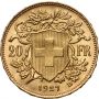 3636. Szwajcaria, 20 franków 1927, Helvetia Vreneli - 3
