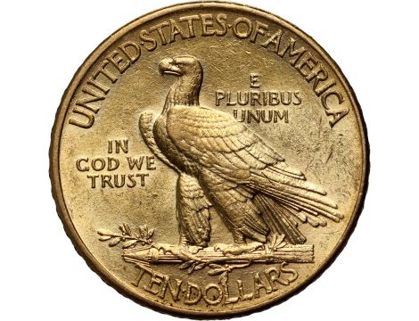 3645. USA, 10 dolarów 1913, Filadelfia, Indianin - 2