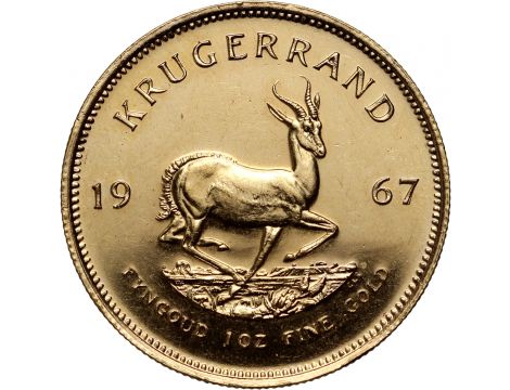3649. RPA, Krugerrand 1967, 1 uncja złota - 2