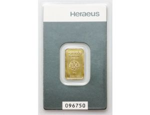 Sztabka złota 5 g Heraeus