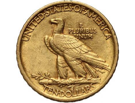 3661. USA, 10 dolarów 1907, Filadelfia, Indianin - 2