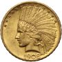 3664. USA, 10 dolarów 1908, Filadelfia, Indianin - z mottem - 2