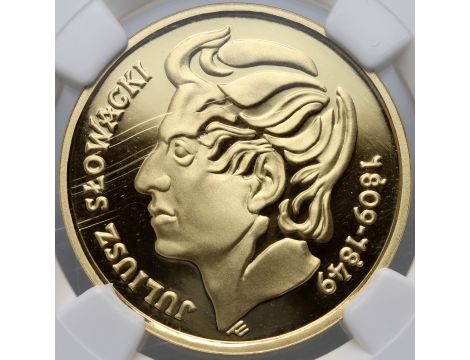3706. Polska, 200 złotych 1999, Juliusz Słowacki, NGC PF69 Ultra Cameo - 2