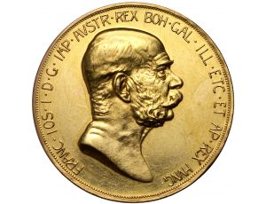 3710. Austria, Franciszek Józef I, 100 koron 1908, Jubileusz
