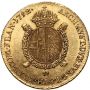 3711. Austria, Leopold II, 1/2 sovrano 1792 B, Kremnica - 3
