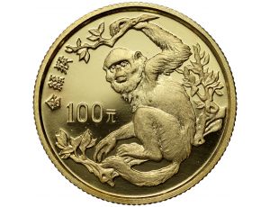 3727. Chin, 100 juanów 1988, Rokselana złocista