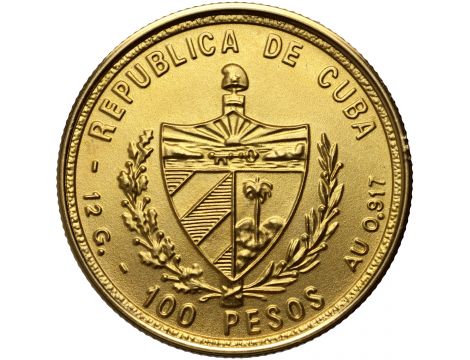 3730. Kuba, 100 pesos 1979, Konferencja Państw Niezaangażowanych - 2