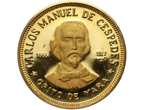 3731. Kuba, 100 pesos 1977, Carlos Manuel de Cespedes