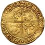 3734. Francja, Franciszek I, Ecu d'or au soleil du Dauphine 1515-1547 - 2