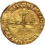 3734. Francja, Franciszek I, Ecu d'or au soleil du Dauphine 1515-1547 - 3