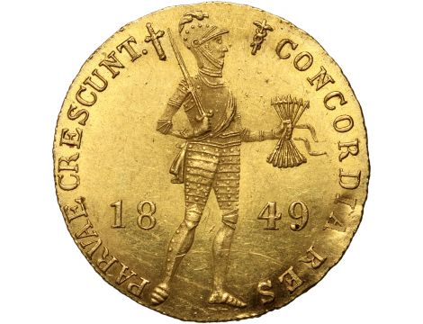 3791. Rosja, Mikołaj I, dukat typu niderlandzkiego 1849