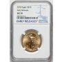 3795. USA, 25 dolarów 2018, Gold Eagle, NGC MS70, 1/2 uncji złota - 2