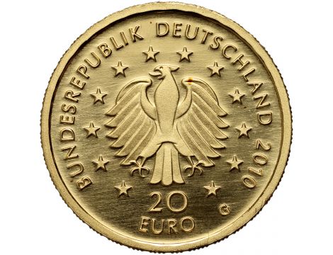3796. Niemcy, 20 euro 2010 G, Dąb - 2