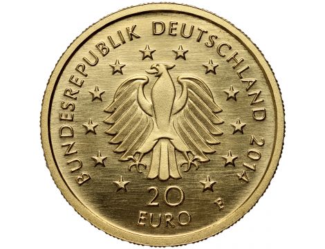 3800. Niemcy, 20 euro 2014 F, Kasztan - 2