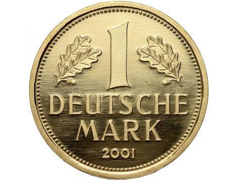 3802. Niemcy, 1 marka 2001 D, Wycofanie marki z obiegu
