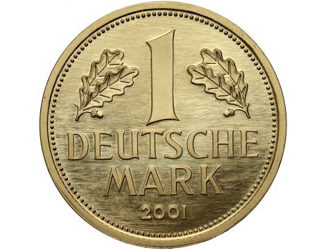 3804. Niemcy, 1 marka 2001 G, Wycofanie marki z obiegu